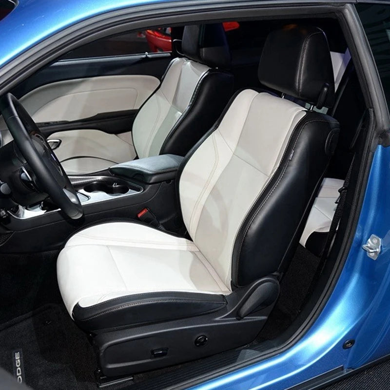 Dodge Challenger 2008 2023 5 Seat Faux Leather Seat Covers