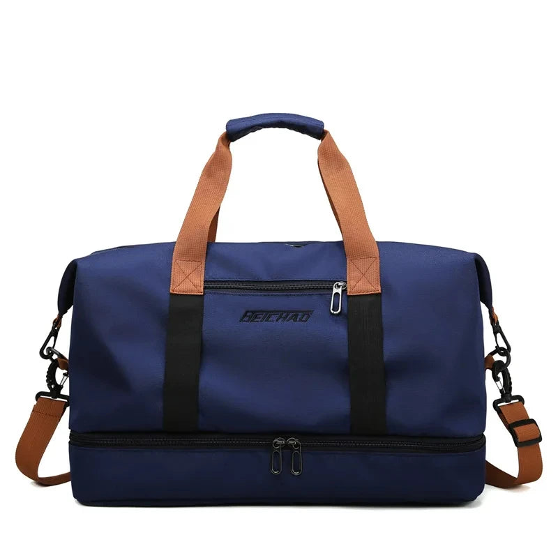 Weekender Travel Duffle Bag &ndash; Lightweight And Versatile Blue