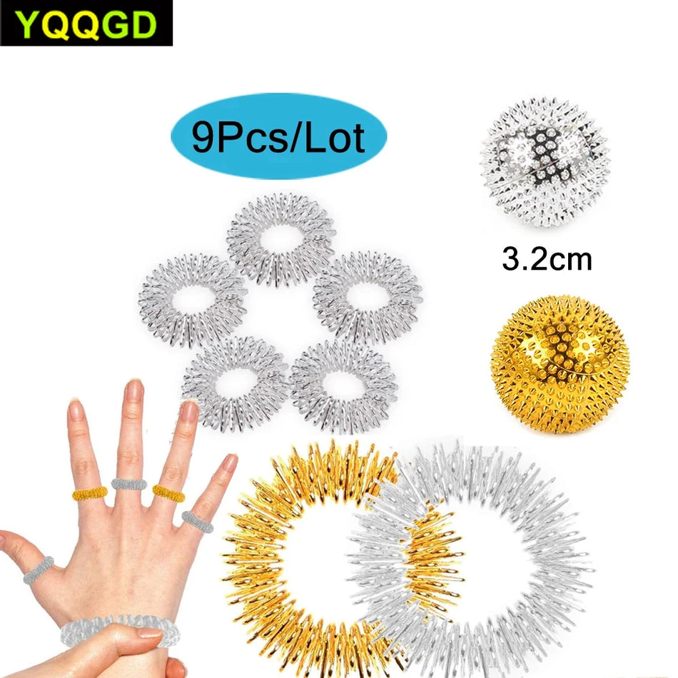 YQQGD Acupressure Rings and Bracelets &ndash; Effective Pain Relief Massage