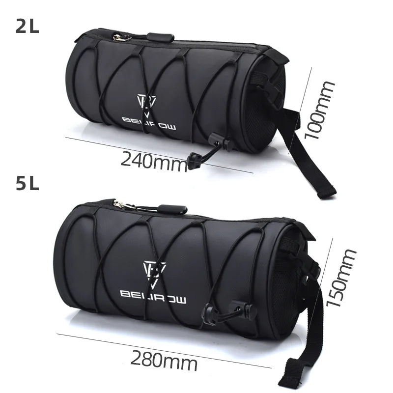 2L/5L Rainproof Bike Handlebar Bag for Mountain and Road Bikes