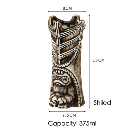 Hawaii Tiki Mugs Cocktail Cup - Eco Friendly Ceramic