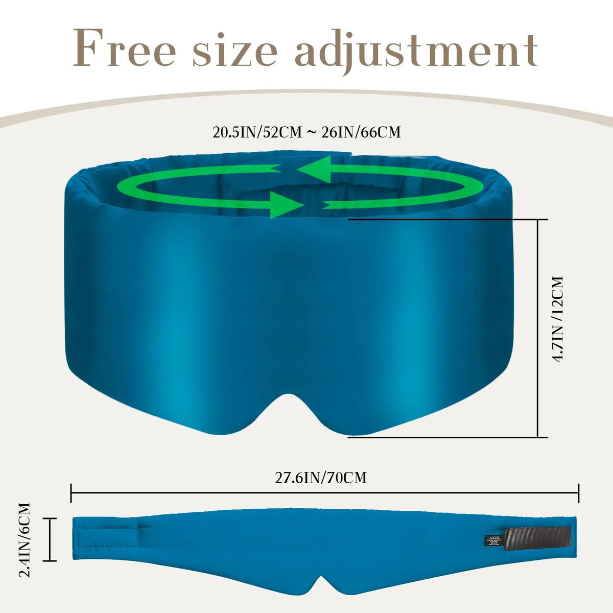 Mulberry Silk Sleep Mask &ndash; Light Blocking For Travel