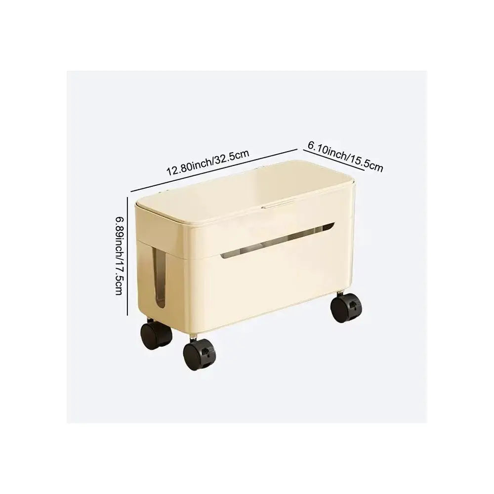 charging cable storage box desktop data cable organization box with lidcompartments and cable management box by InterCyprus Trading Ltd