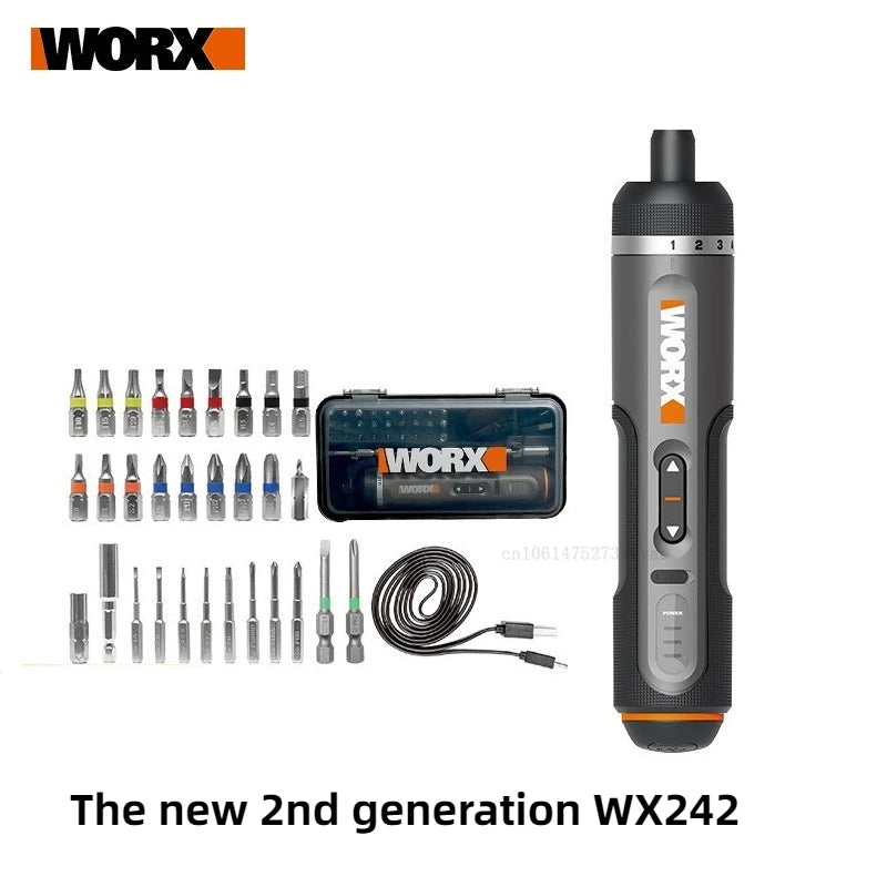 Youpin Worx WX242 4V Șurubelniță USB Reîncărcabilă 30 de Biți 