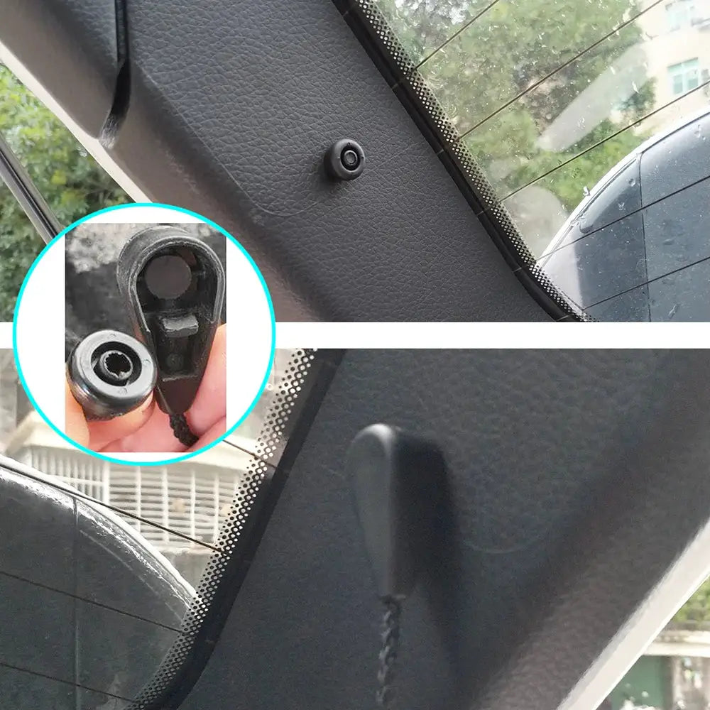2 Clips For Nissan Qashqai Dualis J10 J11 Note E11 Rogue sport Rear Boot Parcel Shelf String Hanger Brakcet 79916JD00A by InterCyprus Trading Ltd