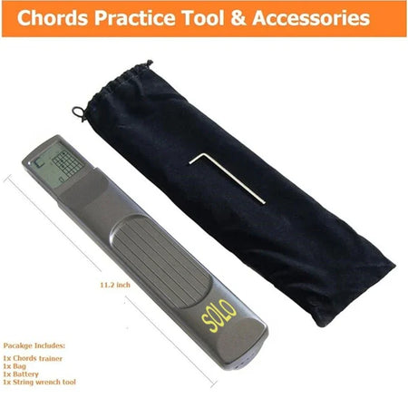 Pocket Guitar Chord Practice Tool &ndash; Visual Chord Chart Black