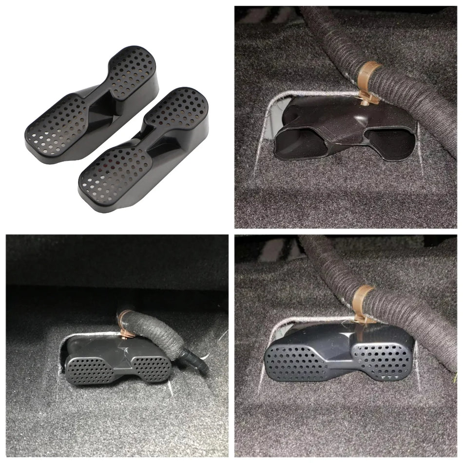 Vent Cover Set For Mazda 3 CX-5 Seat Under AC Duct ABS Interior Trim 2014-2018 Direct Fit