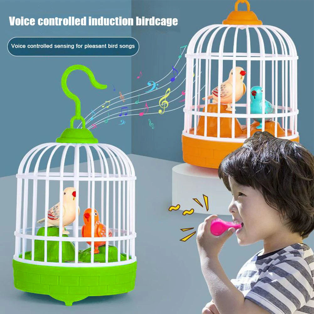 Funny Electric Voice Controlled Bird &ndash; Interactive Sound and Light Simulation
