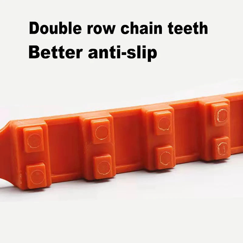 Anti Skid Snow Chains &ndash; Double Row Teeth For Winter