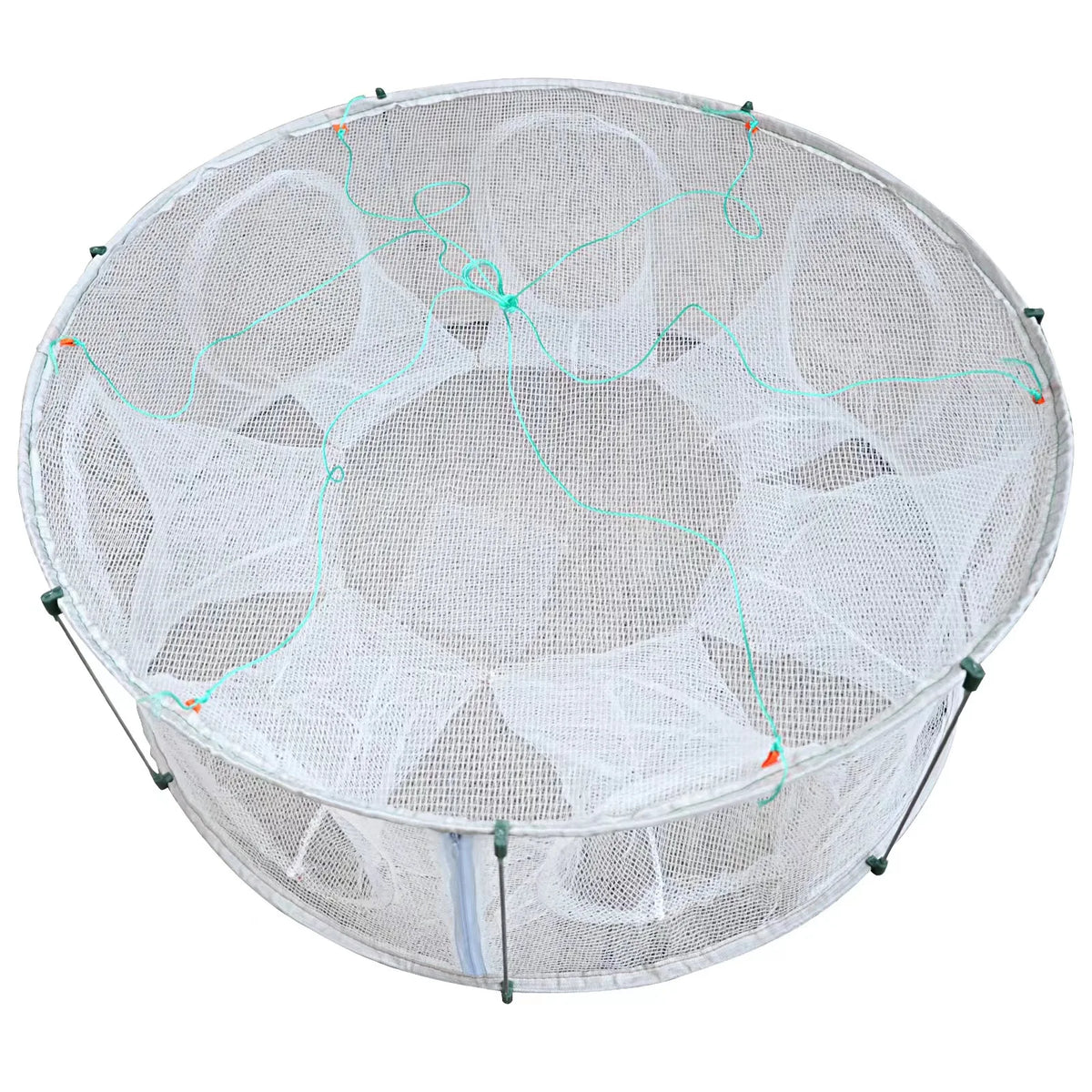 Foldable Automatic Fishing Net for Crabs, Lobsters, and More - Durable &amp; Easy to Use
