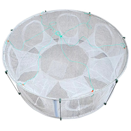 Foldable Automatic Fishing Net for Crabs, Lobsters, and More - Durable &amp; Easy to Use