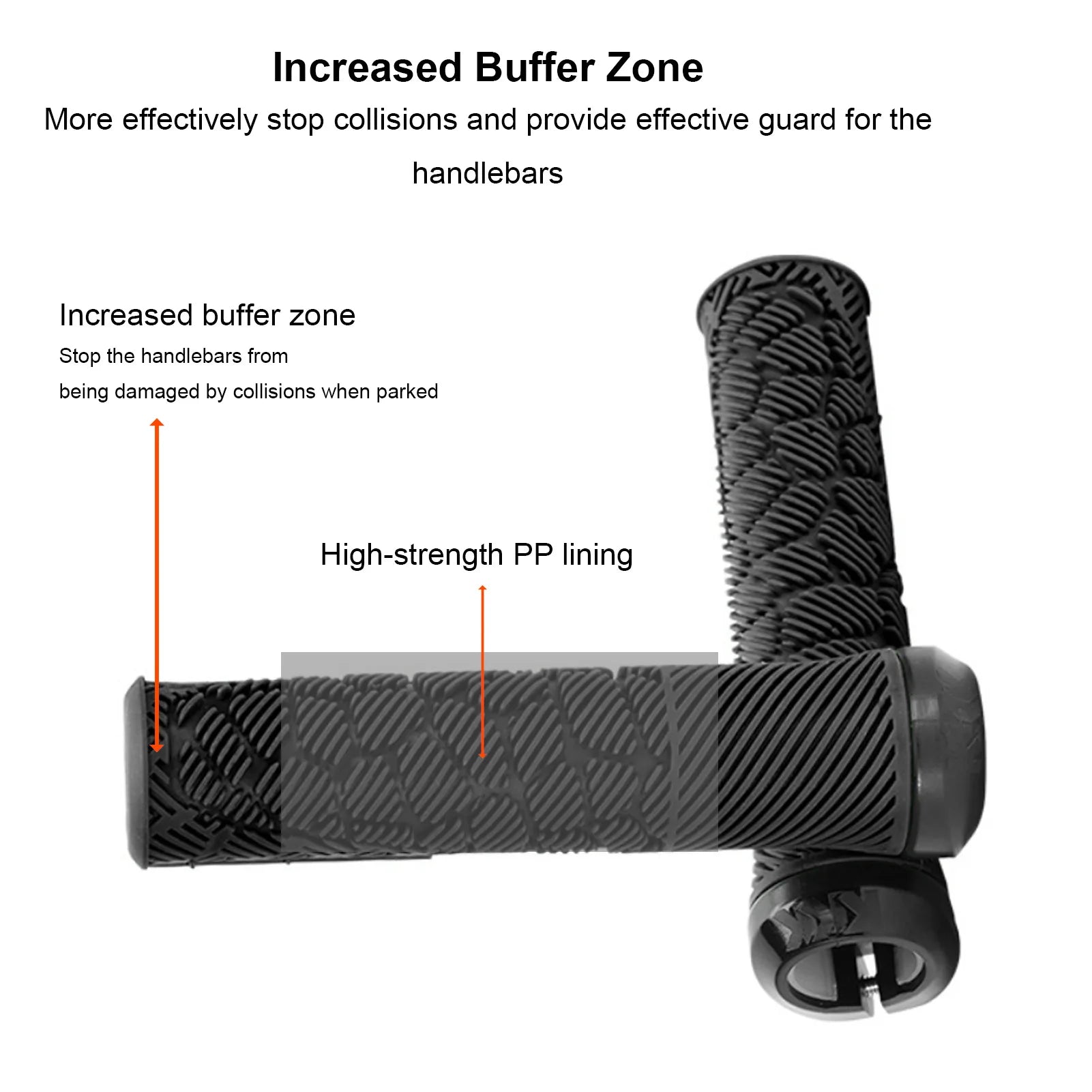 Bike Grips 22.2mm For Mountain And Folding Bikes &ndash; Anti Slip