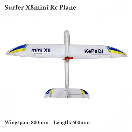 Surfer X8 Mini EPO Foam RC Glider - Beginner Trainer Plane Build Kit