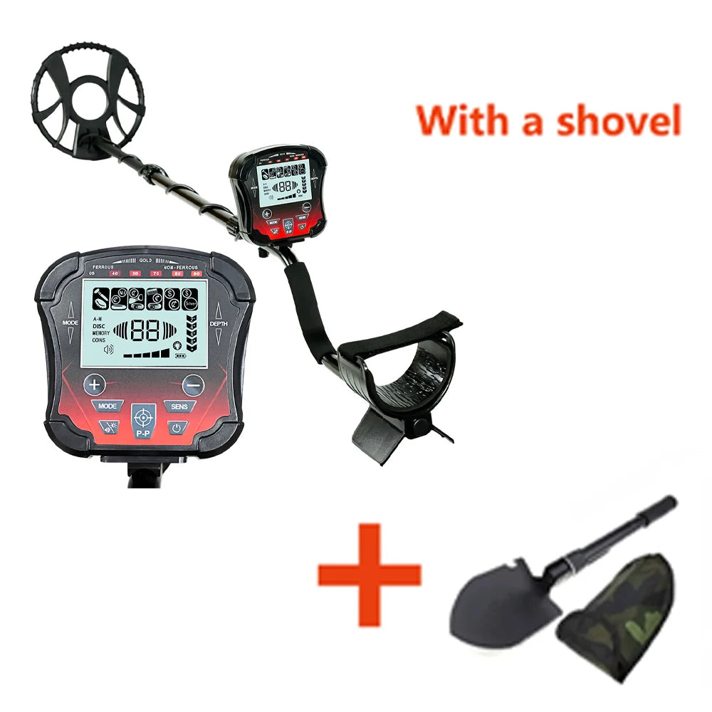 MD-8020 Metal Detector &ndash; High Accuracy Waterproof Coil With a shovel