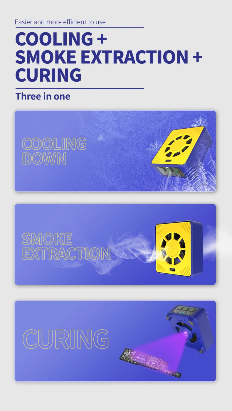 MECHANIC CUV-3 UV Curing Lamp &ndash; Efficient Cooling and Heat Dissipation for Repair