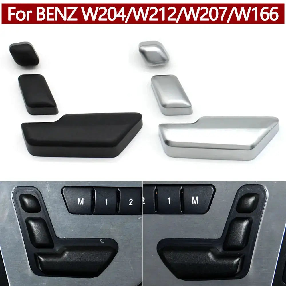 Car Left Right Seat Adjust Switch Control Button Cover Replacement For BENZ C GLK E ML GL Class W204 C204 X204 W212 W207 W166 by InterCyprus Trading Ltd
