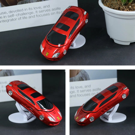 Mini Folding Kids Phone Dual SIM Toy &ndash; LED Lights Fun Red / Standard