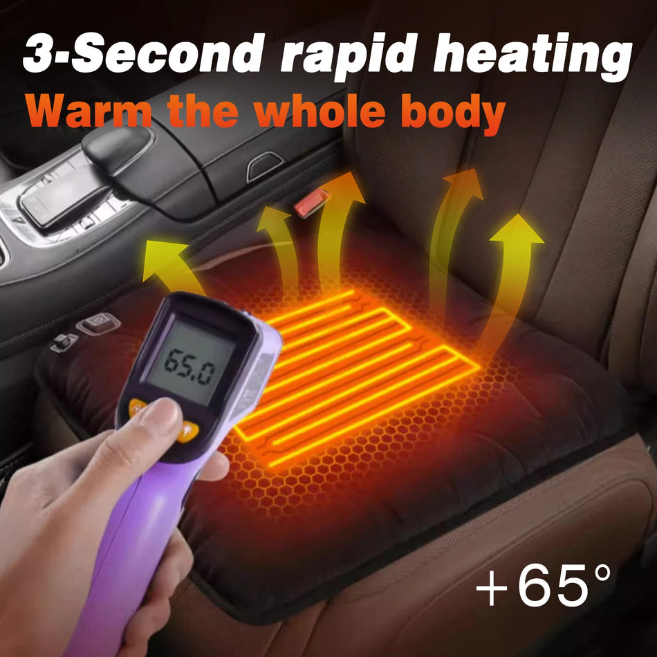 Universal Electric Heated Car Seat Cushion for Winter Comfort