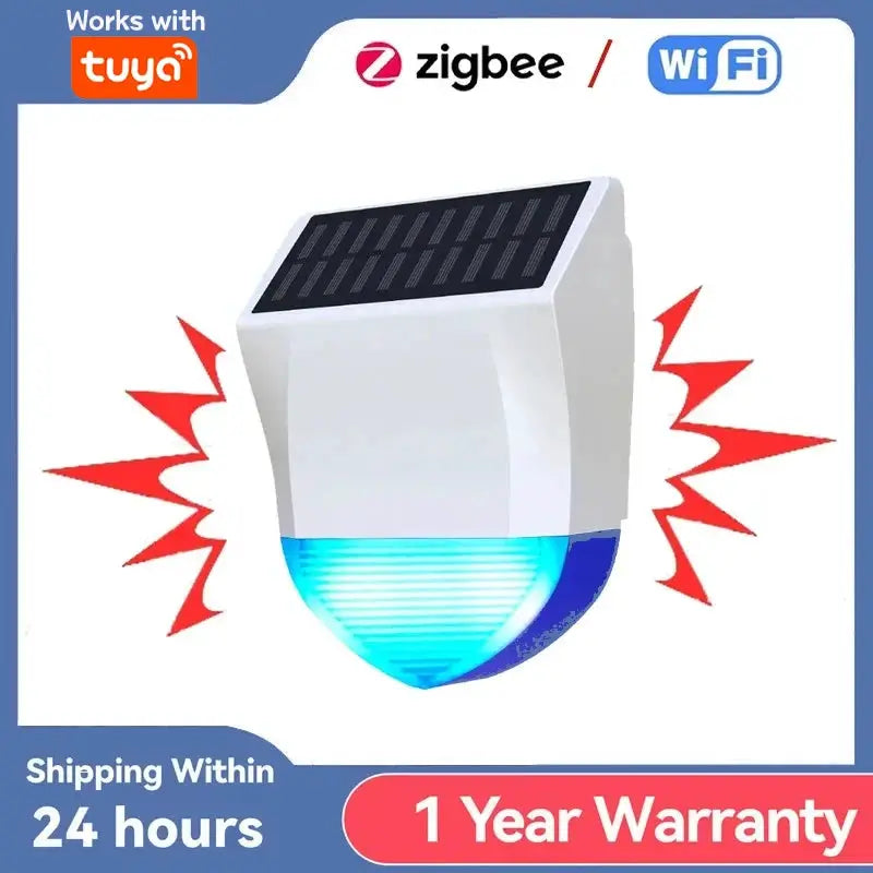 Tuya Zigbee Ev Güvenlik Sistemi için Akıllı 95dB Siren Alarm