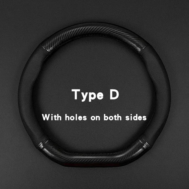 Universal Steering Wheel Cover &ndash; Premium Carbon Fiber Look 1 1