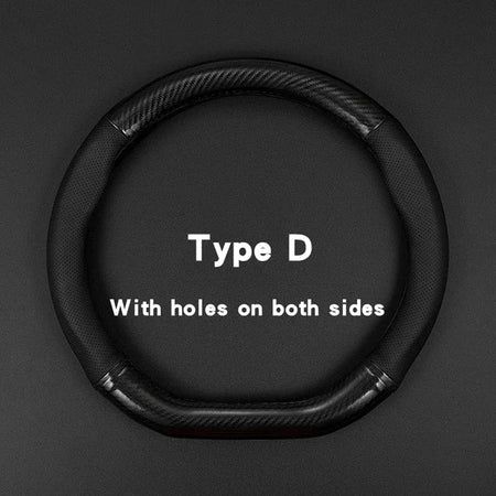 Universal Steering Wheel Cover &ndash; Premium Carbon Fiber Look 1 1