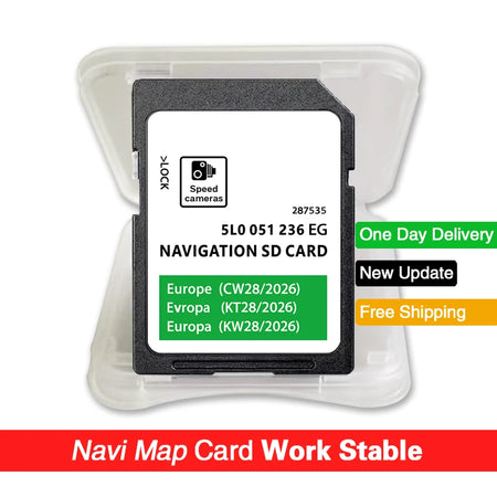 32GB Amundsen MIB2 Navi SD Card Europe 5L0051236EG &ndash; Maps CHINA / Mib2 2026