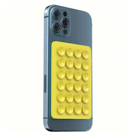 Silicone Suction Phone Holder Mat &ndash; Easy To Use And Stable Yellow