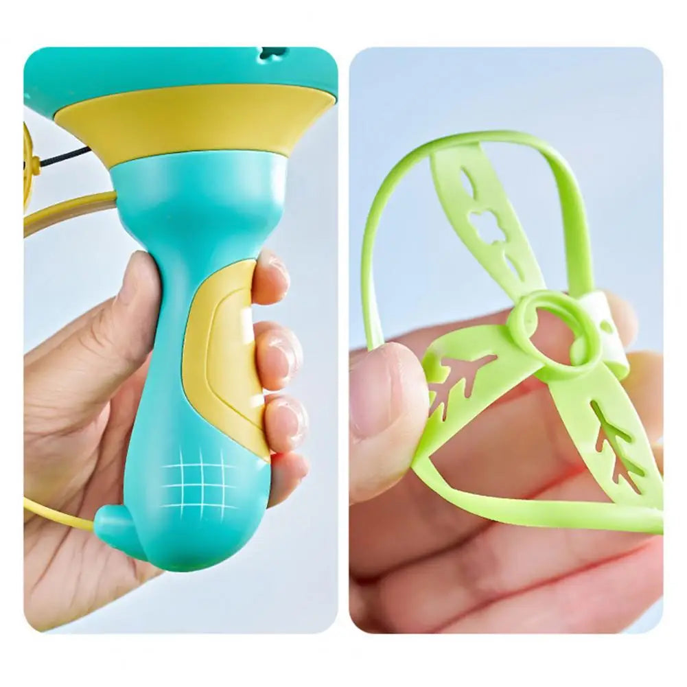 Flying Disc Launcher Toy &ndash; Develops Motor Skills Outdoors