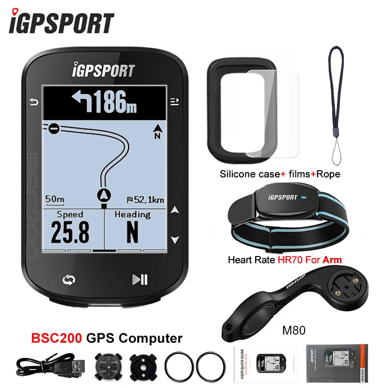 iGPSPORT BSC200C &ndash; Waterproof GPS Bike Computer with Route Navigation bsc200 group11 / CHINA