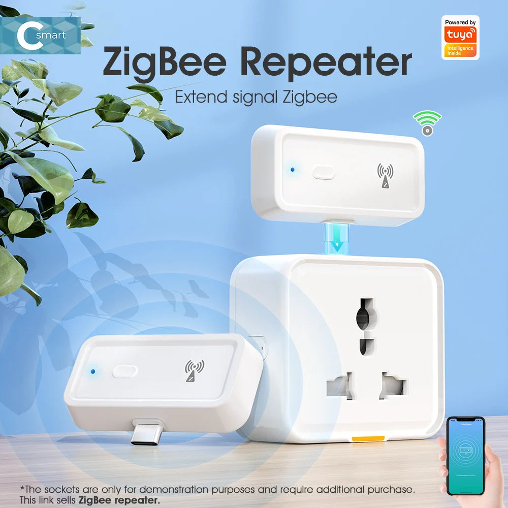 Tuya ZigBee Signal Repeater Type C - Smart Home Range Extender