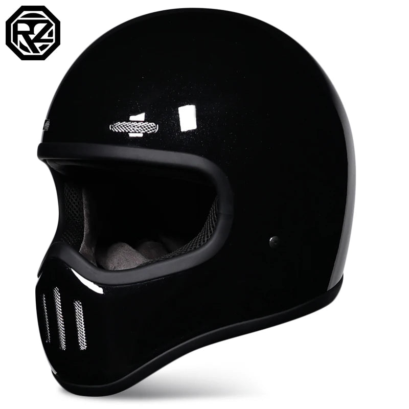 FBR Full Face Retro Helmet Tokyo Style &ndash; Fiberglass Shell 4 / XL