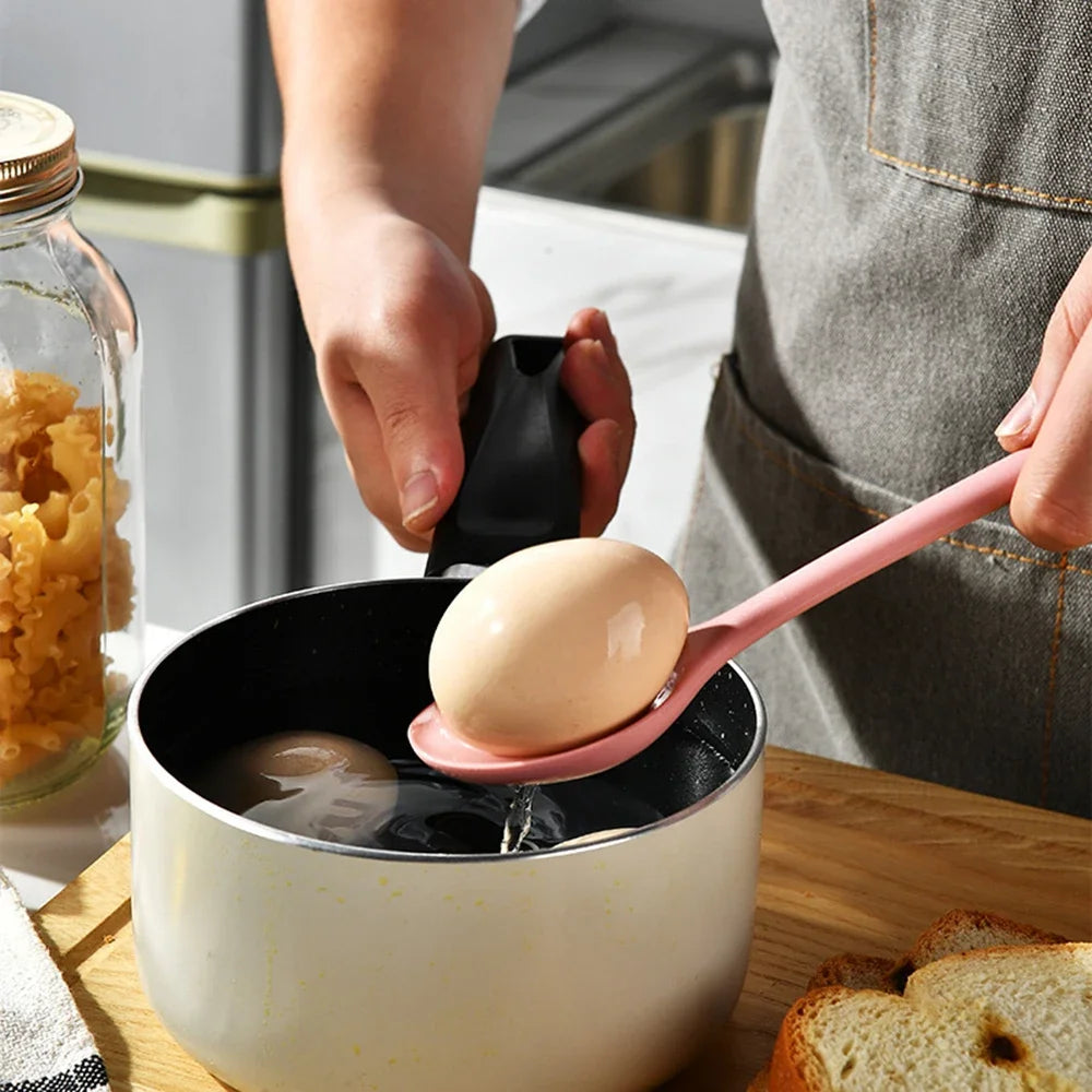 4Pcs Silicone Spoon Set &ndash; Portable Non-Slip Design