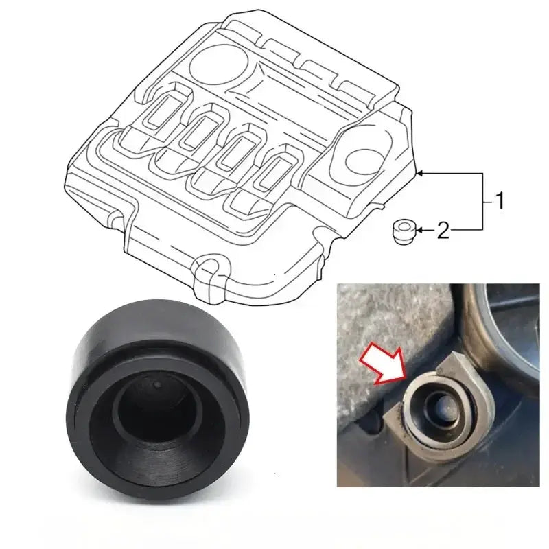 Rubber Mountings For BMW Engine Cover Trim F10 F30 F32 G30 E60 by InterCyprus Trading Ltd
