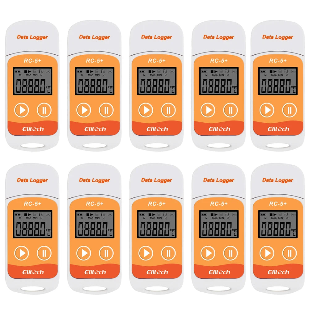RC-5+ Datalogger USB Temp Logger &ndash; 32000 Points Capacity 10pcs