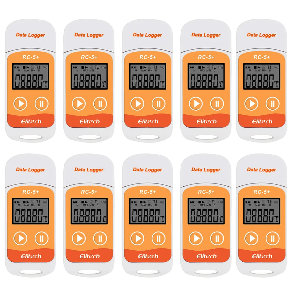 RC-5+ Datalogger USB Temp Logger &ndash; 32000 Points Capacity 10pcs