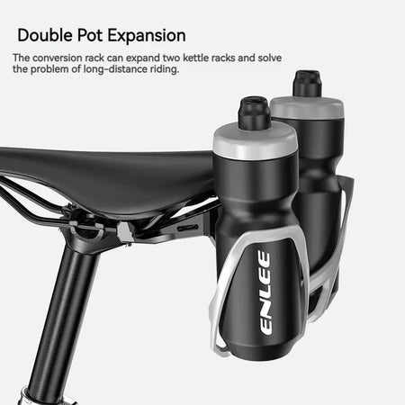 ENLEE Bicycle Bottle Cradle Extension Seat Mountain Bike Seat Bow Extension Bracket Saddle Adjustment Expansion Rack Equipment by InterCyprus Trading Ltd