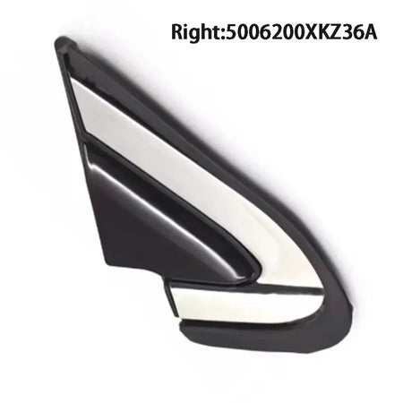 Plastic Side Mirror Triangle Trim Caps for Haval H6 Sport 2014-2020 by InterCyprus Trading Ltd