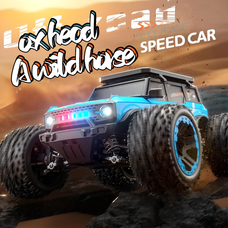 1:20 4WD RC Car 55km/h LED Off-Road Brushless With 2.4G Remote Control Monster Truck