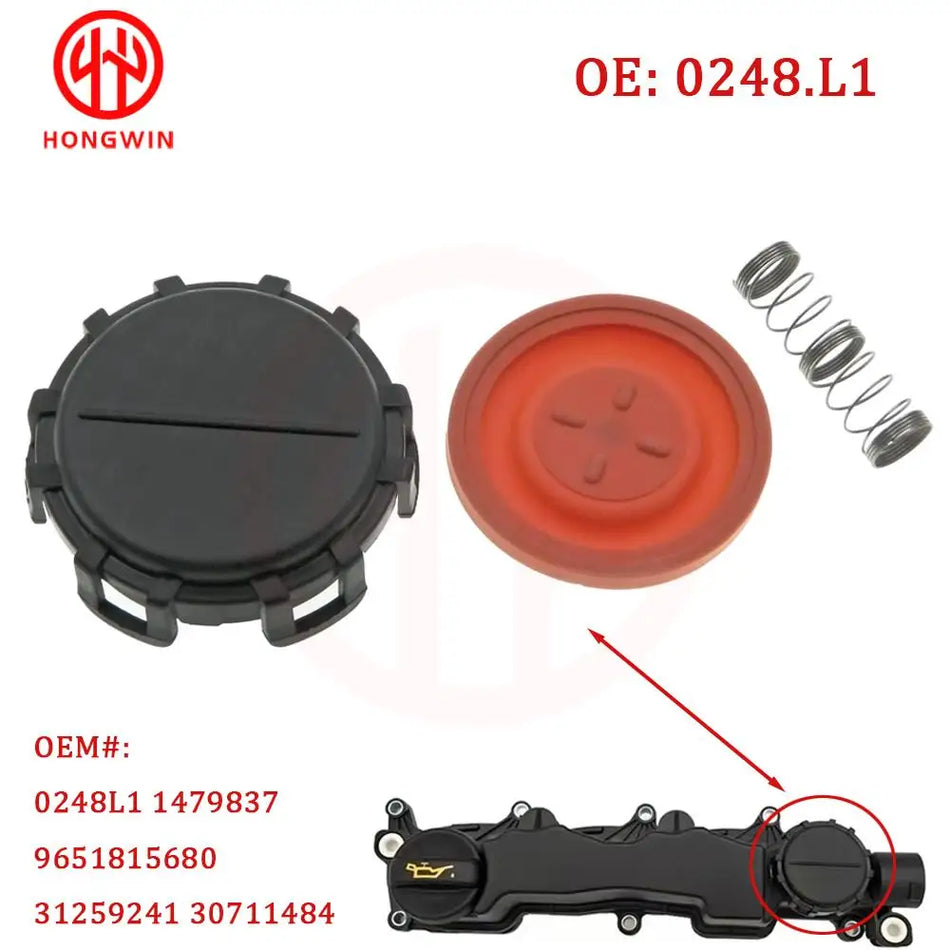 Junta de tapa de balancines del motor para Citroën y Peugeot Berlingo C2 C3