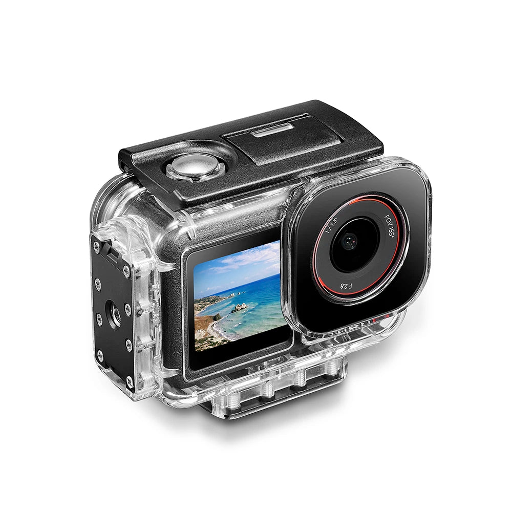 60m Waterproof Case For DJI Osmo Action &ndash; Two Claw Adapter