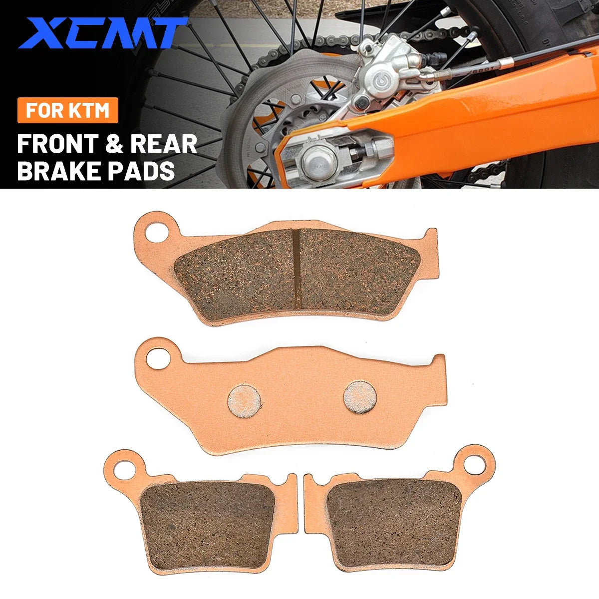 KTM Front and Rear Brake Pads &ndash; High Temp Resistance
