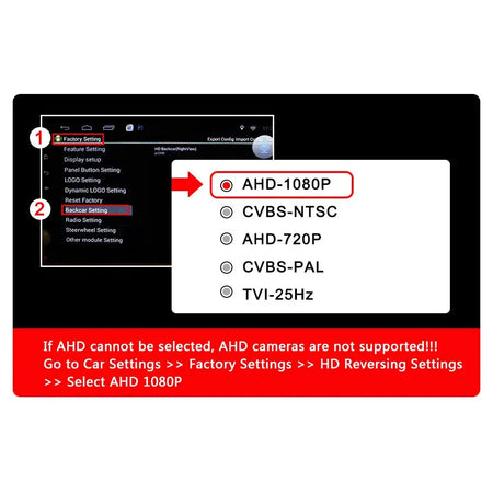 AHD 1080P Car Rear View Camera Fisheye Lens Night Vision Waterproof Universal Vehicle Reverse Blackup Camera AHD Dynamic by InterCyprus Trading Ltd