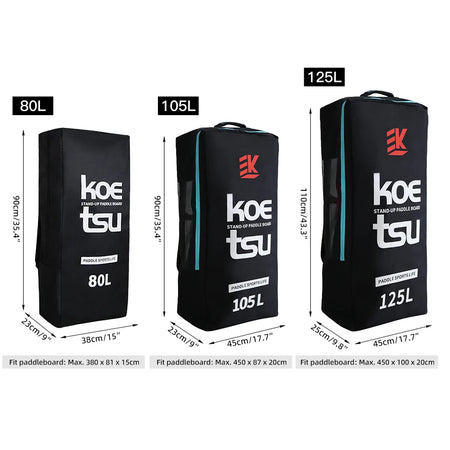 80L/105L Paddleboard Travel Backpack &ndash; Large Capacity