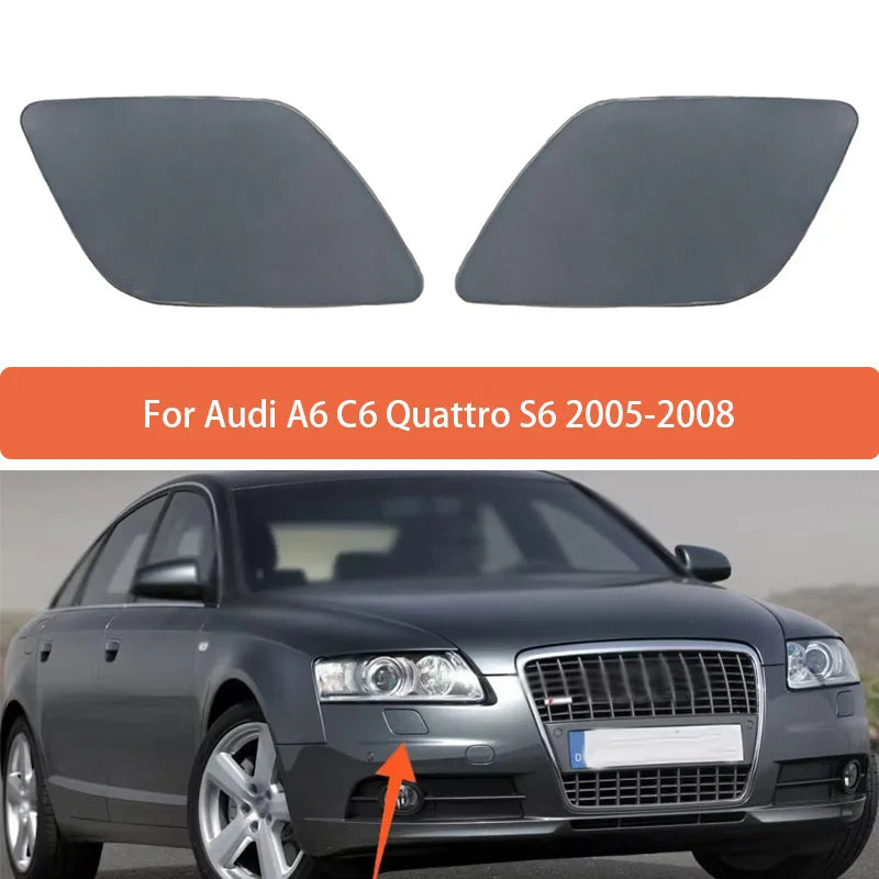 Pokrovčki za šobe pranja žarometov za Audi A6 C6 Quattro S6 2005-2008