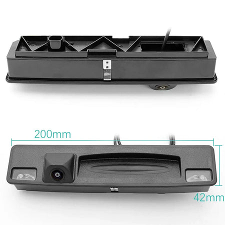 GreenYi HD Car Rear Trunk Handle Camera For Ford Fiesta MK8 HB Focus Mk4 2017~2022 Puma 2019~2023 SYNC 2 SYNC 3 OEM Plug 54Pin by InterCyprus Trading Ltd