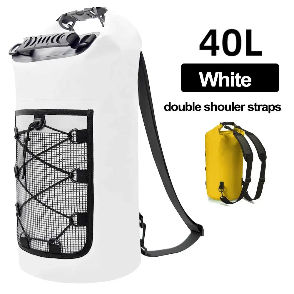 40L Floating Dry Bag &ndash; Floating Waterproof Dry Bag Outdoors White 40L