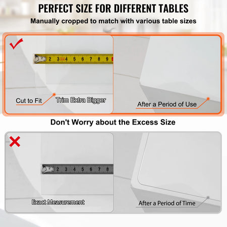 SucceBuy Tablecloth Protector 1.5/2mm PVC &ndash; Waterproof
