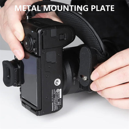 Leather Hand Grip Wrist Strap for DSLR Cameras - Compatible with Nikon, Canon, Sony, and More