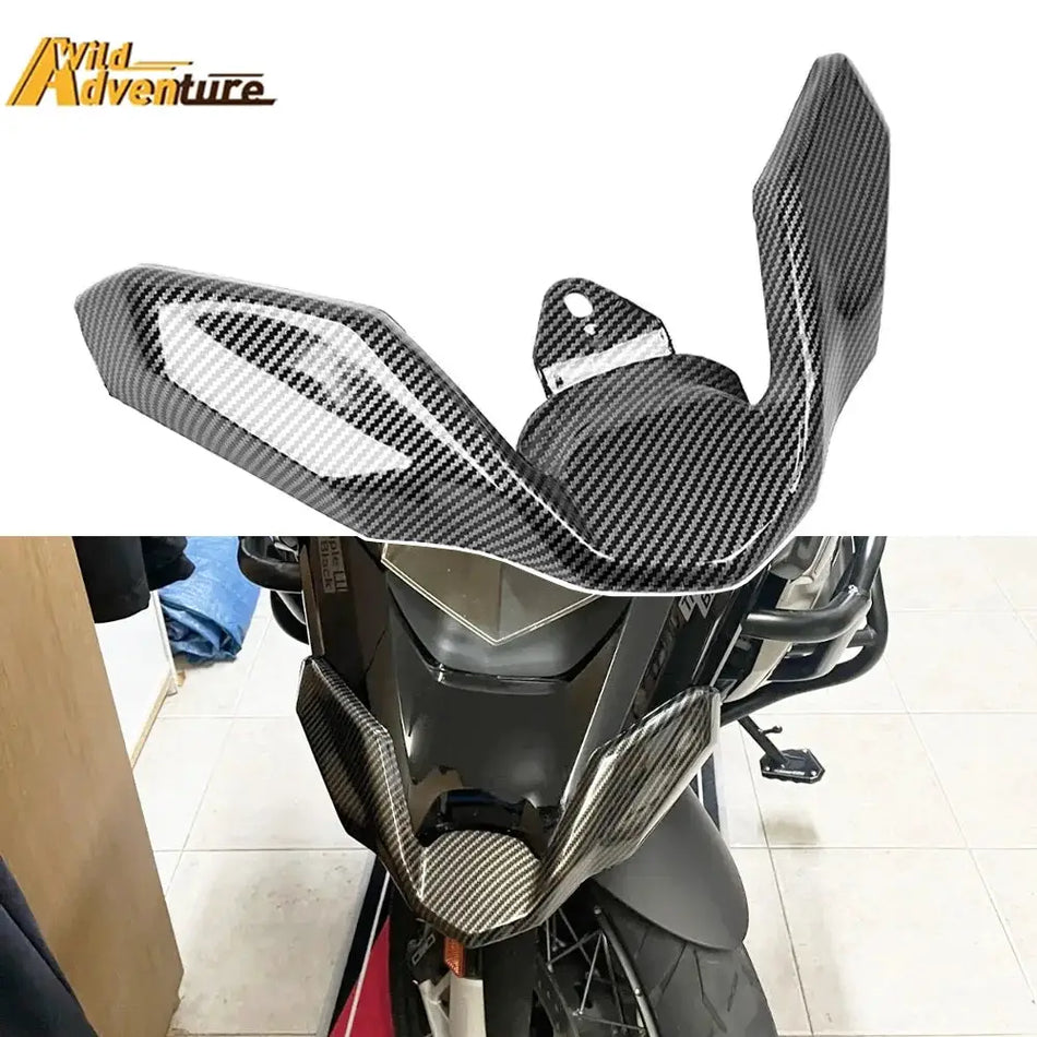 Carbon Look GS1200 Motorcycle Front Beak Fairing Extension Wheel Extender Cover For BMW R1250GS R1200GS R 1200GS R 1200 1250 GS by InterCyprus Trading Ltd