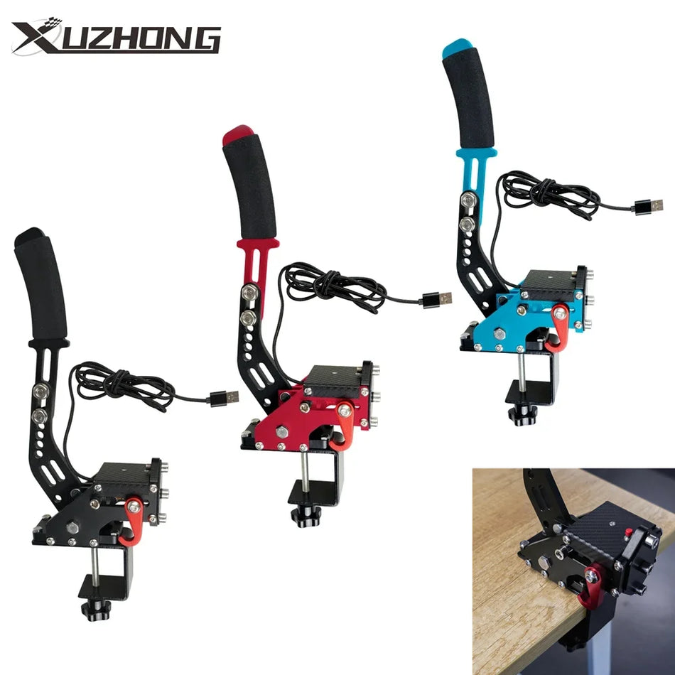 USB Ruční brzda pro PC závodní kola G25 G27 G29 T300 T500 s pevným držákem